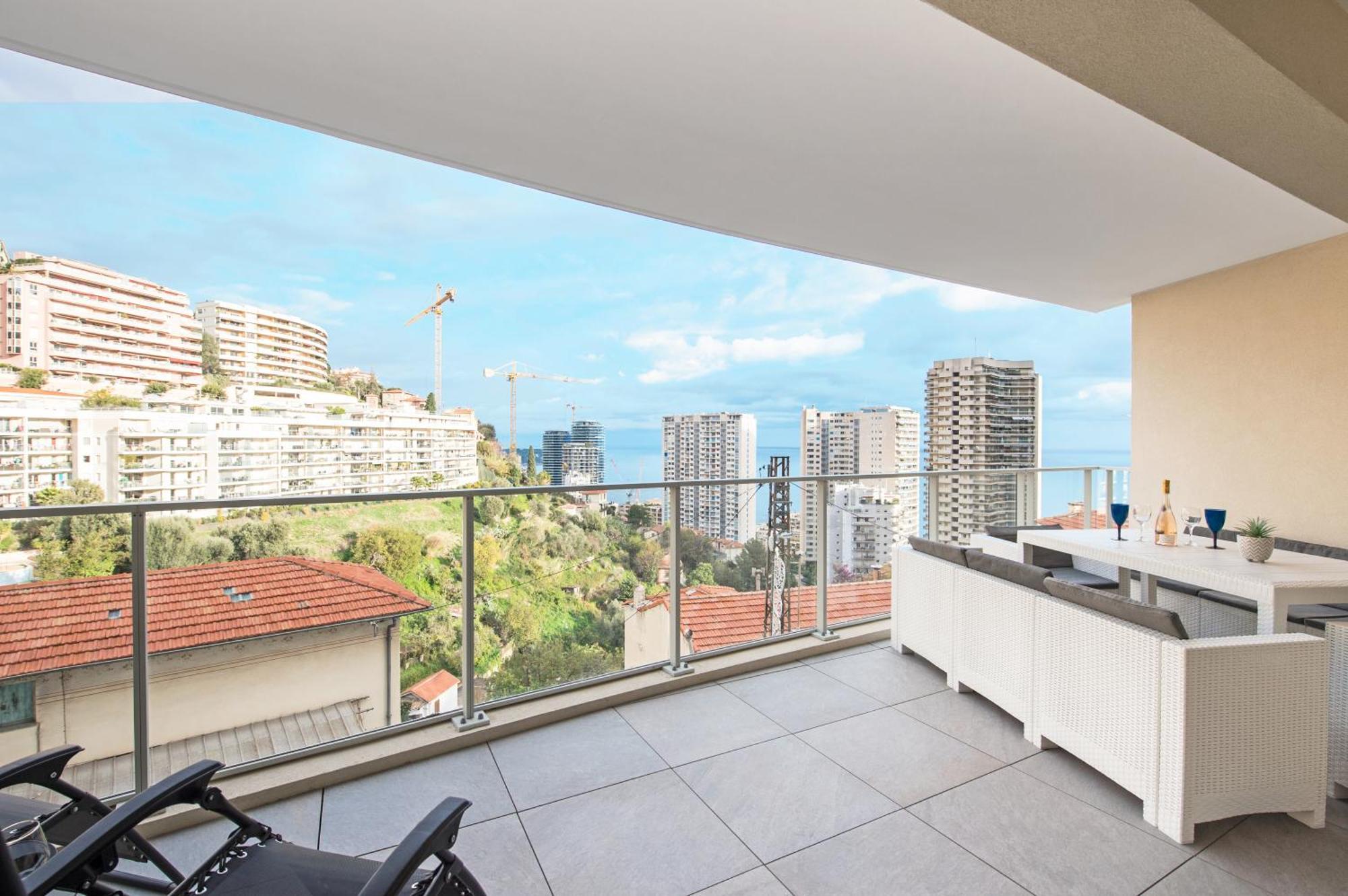 Grande Terrasse - Vue Mer - Parking - Bk Beausoleil Buitenkant foto