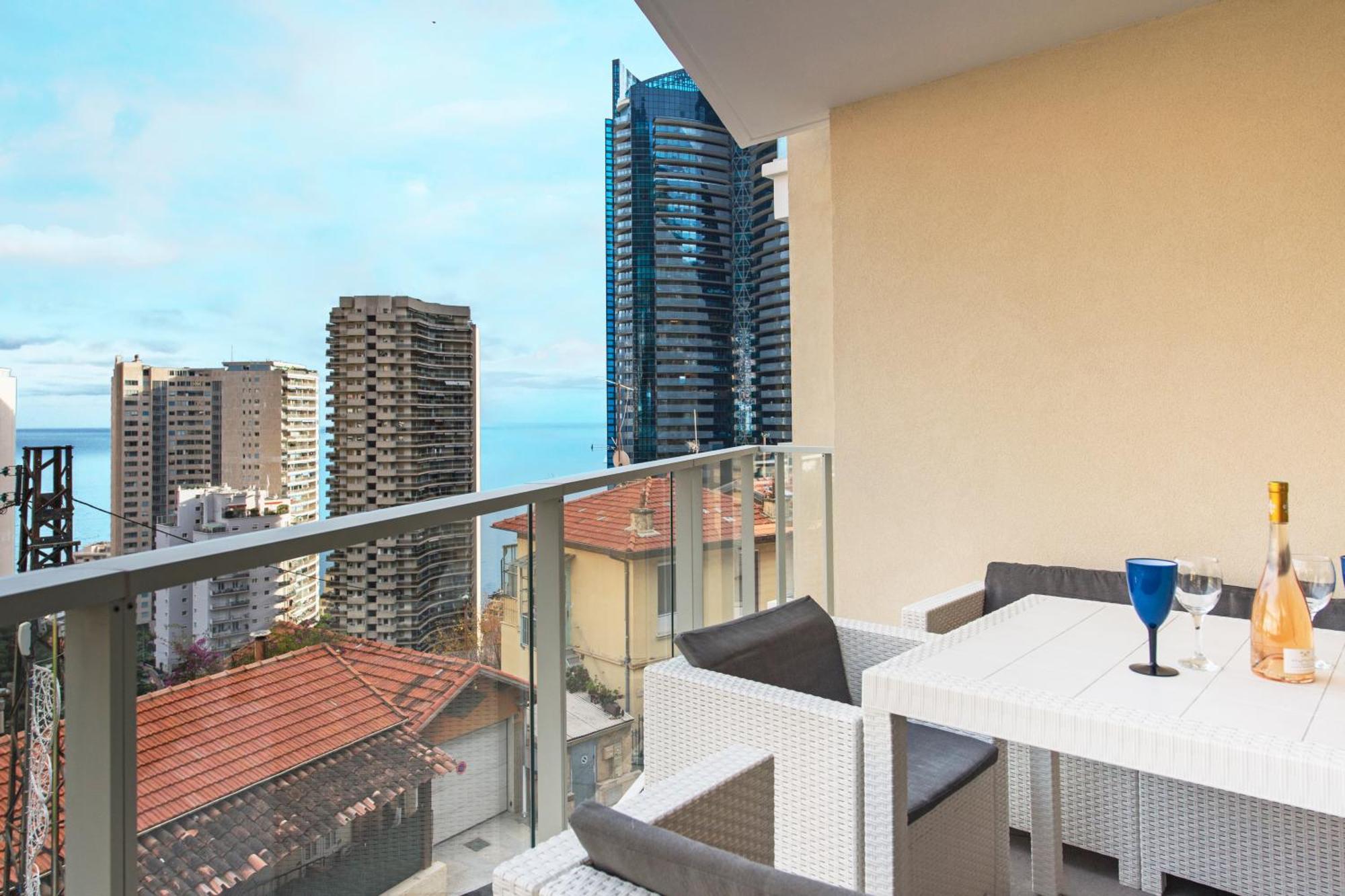 Grande Terrasse - Vue Mer - Parking - Bk Beausoleil Buitenkant foto
