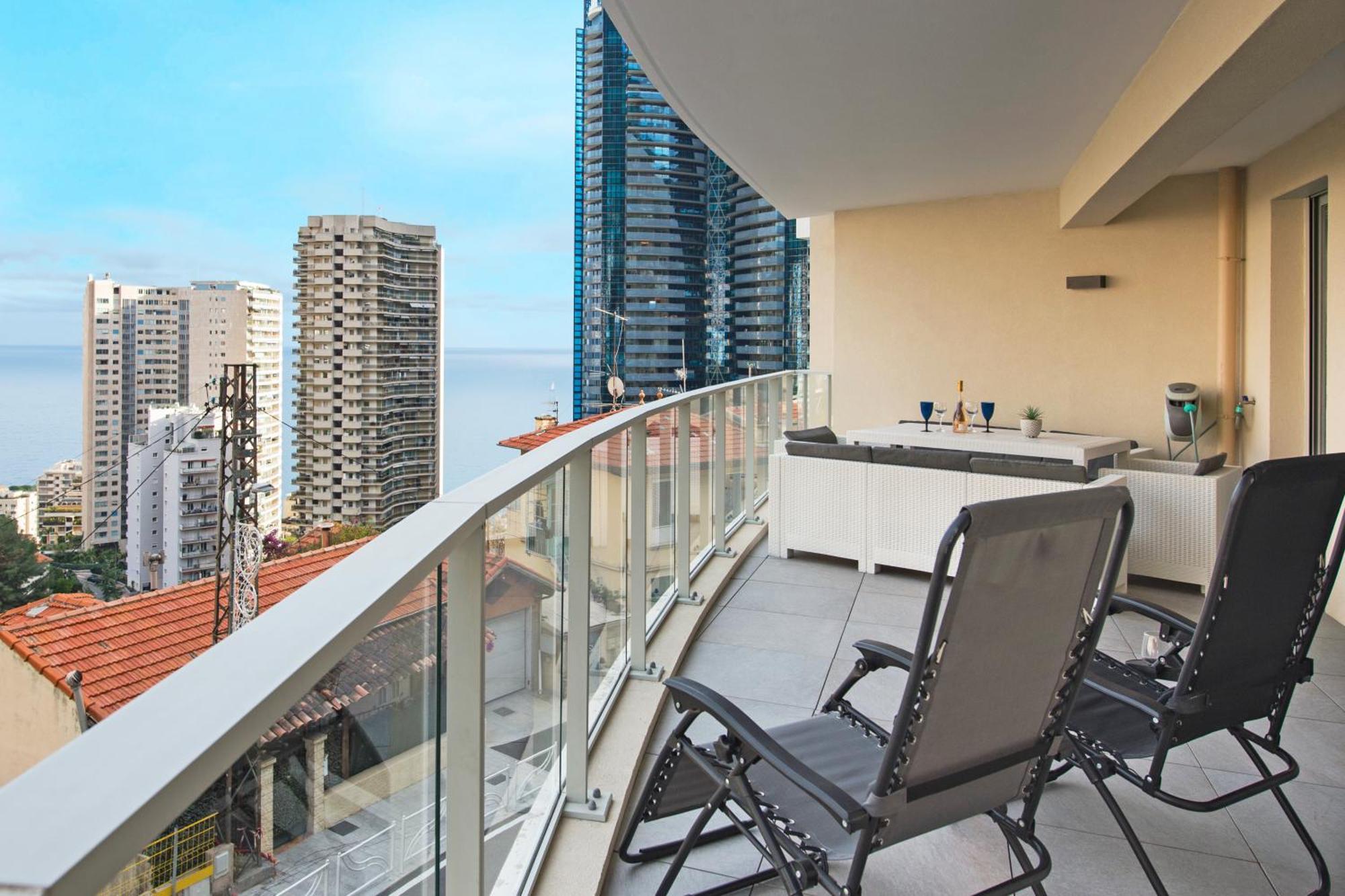 Grande Terrasse - Vue Mer - Parking - Bk Beausoleil Buitenkant foto